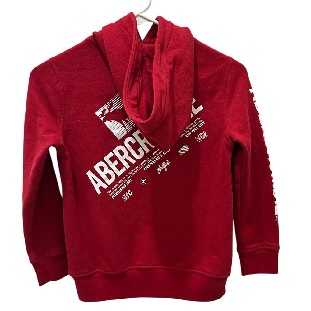 ABERCROMBIE KIDS Red hoodie sweatshirt size 7/8